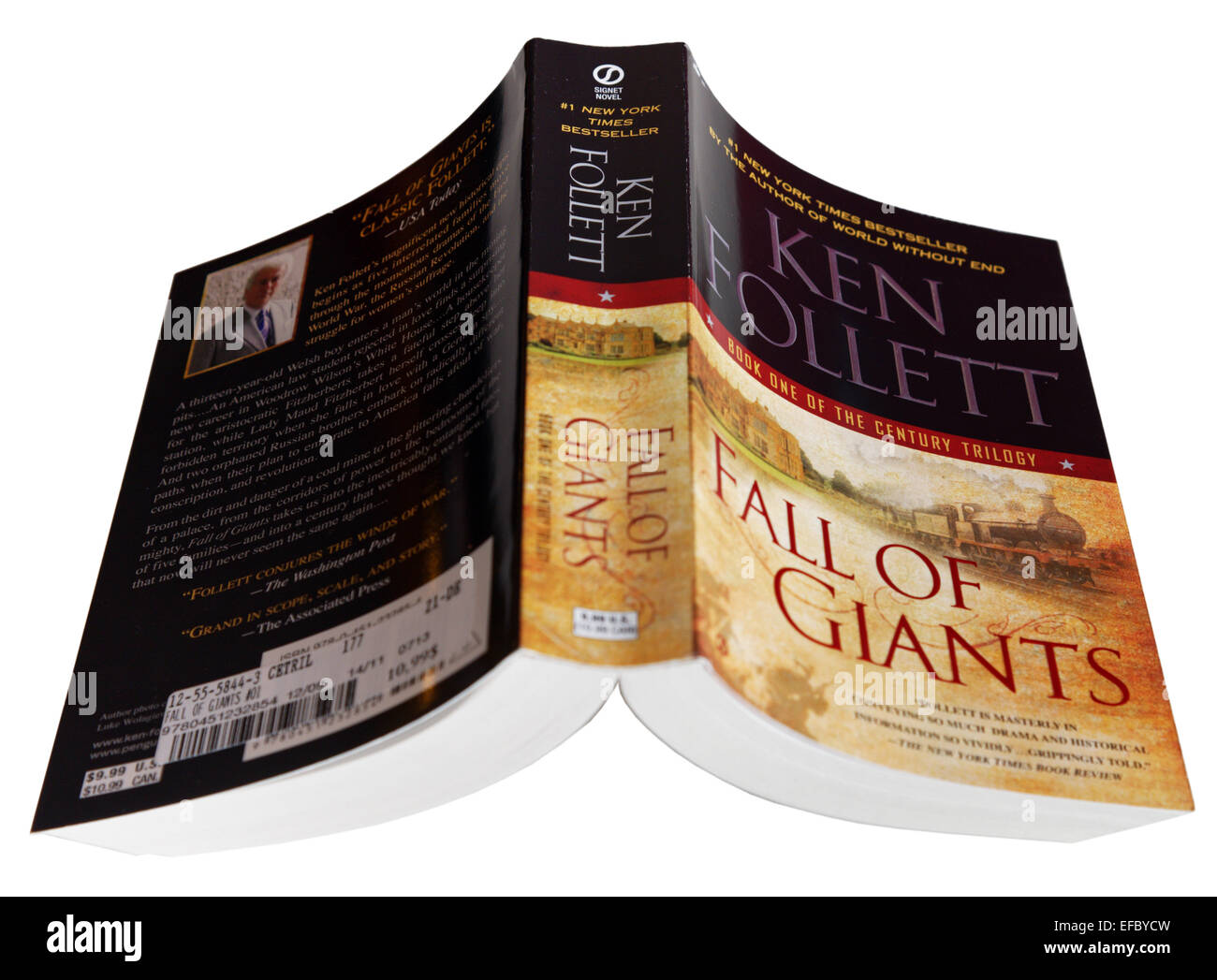 Fall of Giants, the first book of Ken Follett`s Century Trilogy Stock Photo Alamy
